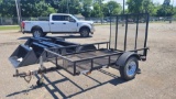 5' x 8' Single Axle Trailer w/ Ramp Gate - No Title