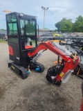 Miva VA13C Mini Excavator w/ Full Cab