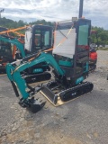 FF Ind. FF13 Mini Excavator w/ Full Cab - Green