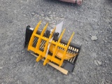 Miva 3pc Mini Excavator Attachment Set - Slotted bucket, Ripper & Rake