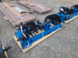 Giyi Skid Loader Auger Attachment w/ 3 Bits - 8