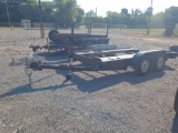 Car Hauler Trailer w/ Ramps & Straps - No Title
