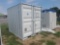 9' Portable Office / Storage Container w/ Man Door & Window