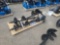 Mini Mini Excavator Auger Attachment w/ 3 Bits - 8