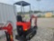 Red Miva VA13 Mini Excavator