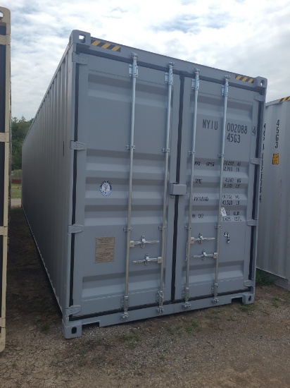 40' High Cube Container w/ 4 Side Doors