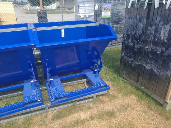 Blue Self Dumping Hopper
