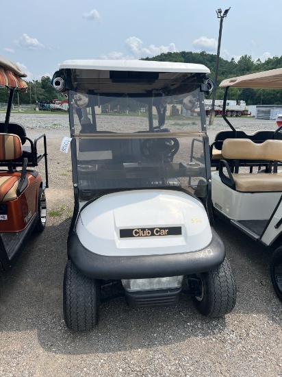 White Club Car Golf Cart