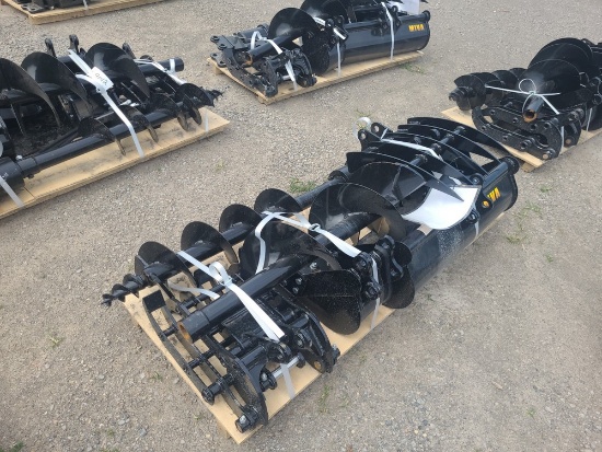 Miva 9pc Mini Excavator Attachment Set
