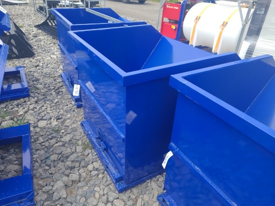 Blue Self Dumping Hopper