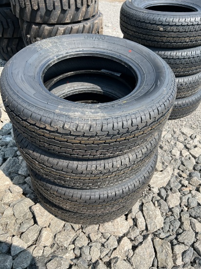 4 New Trailer Tires - St205/75R15