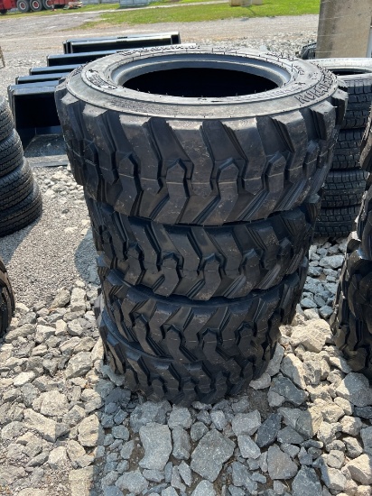 4 New SKS 1 Skid Steer Tires - 10-16.5