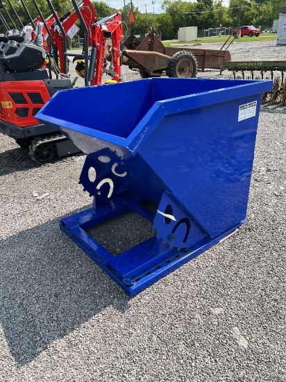 Blue Dump Hopper