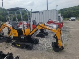 Yellow Miva VA13 Mini Excavator