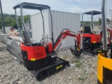 Red Miva VA13 Mini Excavator