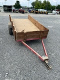 4'x8' Haulmaster Flatbed Trailer w/ Ohio Certificate of Origin