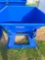Fork lift dump hopper