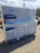 Blue steel man 7' 18 drawer work bench (Damaged)