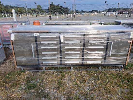 Stainless Steelman 18 Drawer work bench 10'
