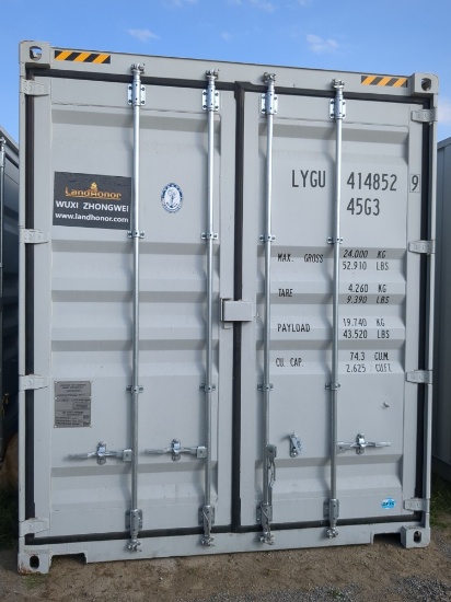40' High Cube Container w/ 2 side doors