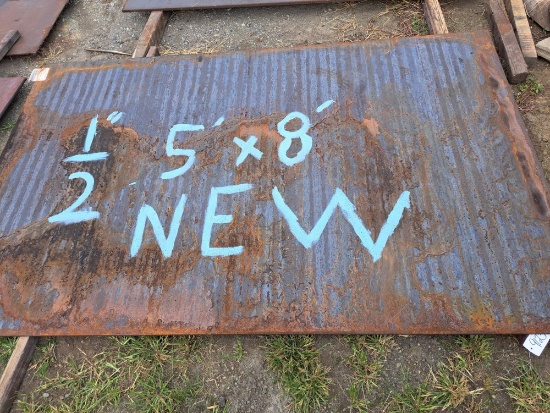 5'x8' 1/2 New Steel