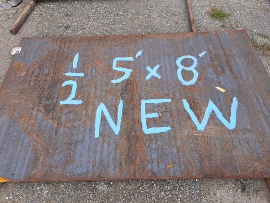 5'x 8' 1/2 New Steel