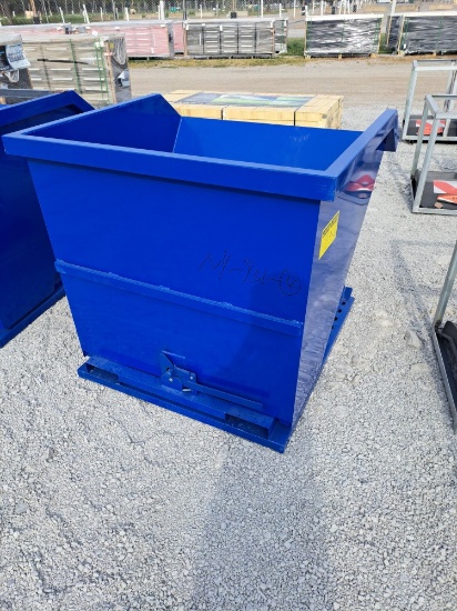 Blue Self Dumping Hopper