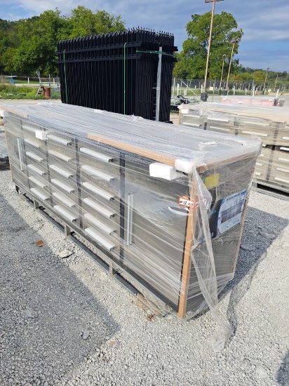 Steelman Stainless 10' 18 Drawer Workbench