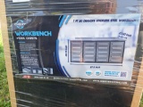 Stainless Steelman 20 Drawer work bench 7'