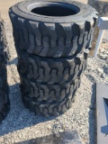 (4) 12-16.5 SKS1 Skid steer tires