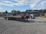Moritz Gooseneck 20' + 5' Equipment Trailer - No title