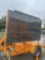 Trailer mounted message sign