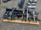 Miva 8pc Mini Excavator Attachment Set