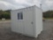 10' Portable Office / Storage Container w/ Man Door & Window