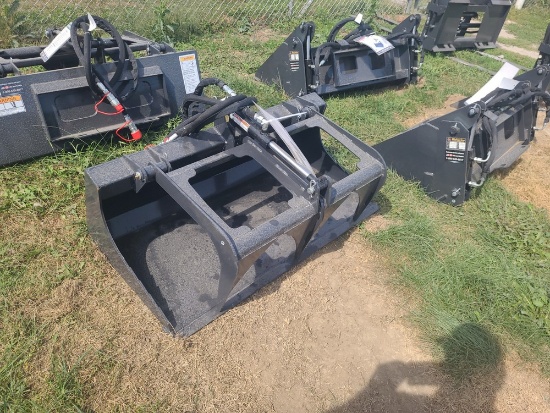 Wolverine Mini Skid Loader 44" Grapple Bucket
