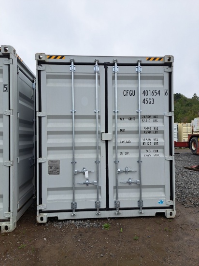 40' High Cube Container w/ 4 side doors