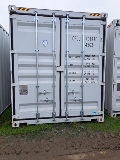 40' High Cube Container w/ 4 side doors