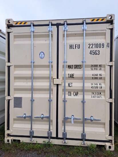 40' High Cube Container w/ 4 side doors