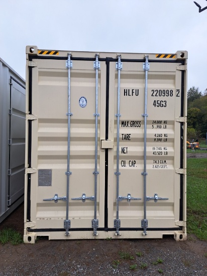 40' High Cube Container w/ 4 side doors