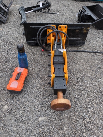 Skid Loader Post Pounder