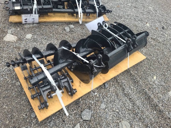 Miva 8pc Mini Excavator Attachment Set
