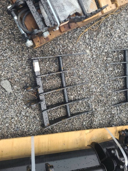 Miva Mini Excavator Rake