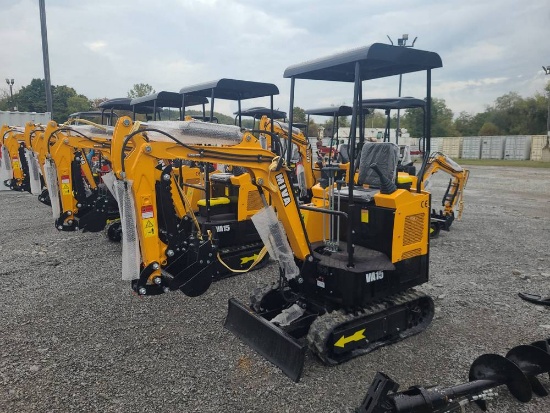 Miva VA15 Mini Excavator w/ Thumb & Pilot Controls