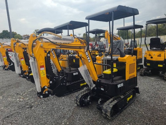 Miva VA15 Mini Excavator w/ Thumb & Pilot Controls