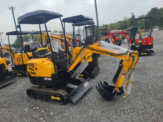 Miva MS16S Mini Excavator w/ Thumb & Pilot Controls