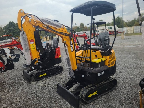 Miva VA15P Mini Excavator w/ Thumb & Pilot Controls