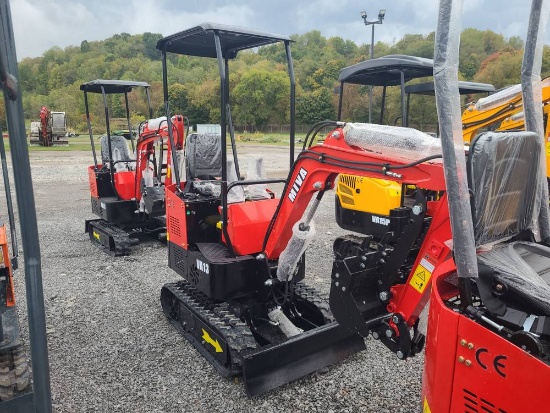 Miva VA13 Mini Excavator w/ Thumb & Pilot Controls