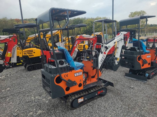 Miva VA08 Mini Excavator w/ Thumb & Pilot Controls