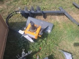 Wolverine Mini Skid Loader Auger Attachment w/ 6