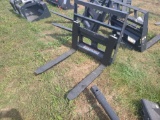 Wolverine Mini Skid Loader 2500lb Fork Attachment